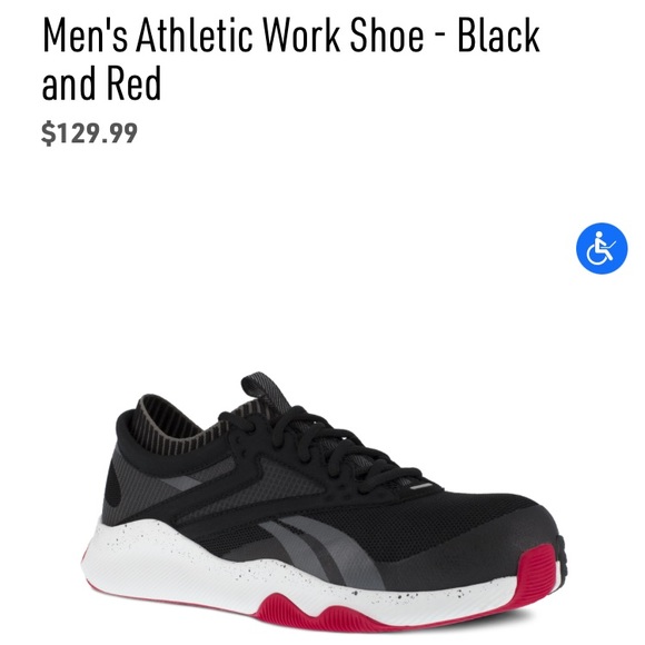 Athletic composite toe work shoe - Picture 6 of 8